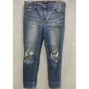 Hudson Tally Skinny Distressed Jeans size 28